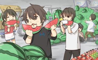 阿基拉吃瓜,揭秘网络红人的瓜田奇遇