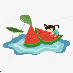 头像手绘吃瓜图片,趣味横生的视觉盛宴