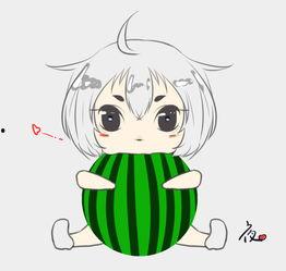 小天使吃瓜,小天使的瓜田奇遇记