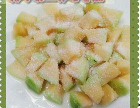 哈密瓜椰子怎么吃,夏日清凉甜品新体验